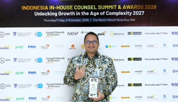 Direktur Harwan Muldidarmawan Terima Rekognisi In-House Counsel Elite 2026