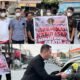 Peduli Dampak Kabut Asap, Advokat Palu Bagikan Masker kepada Masyarakat